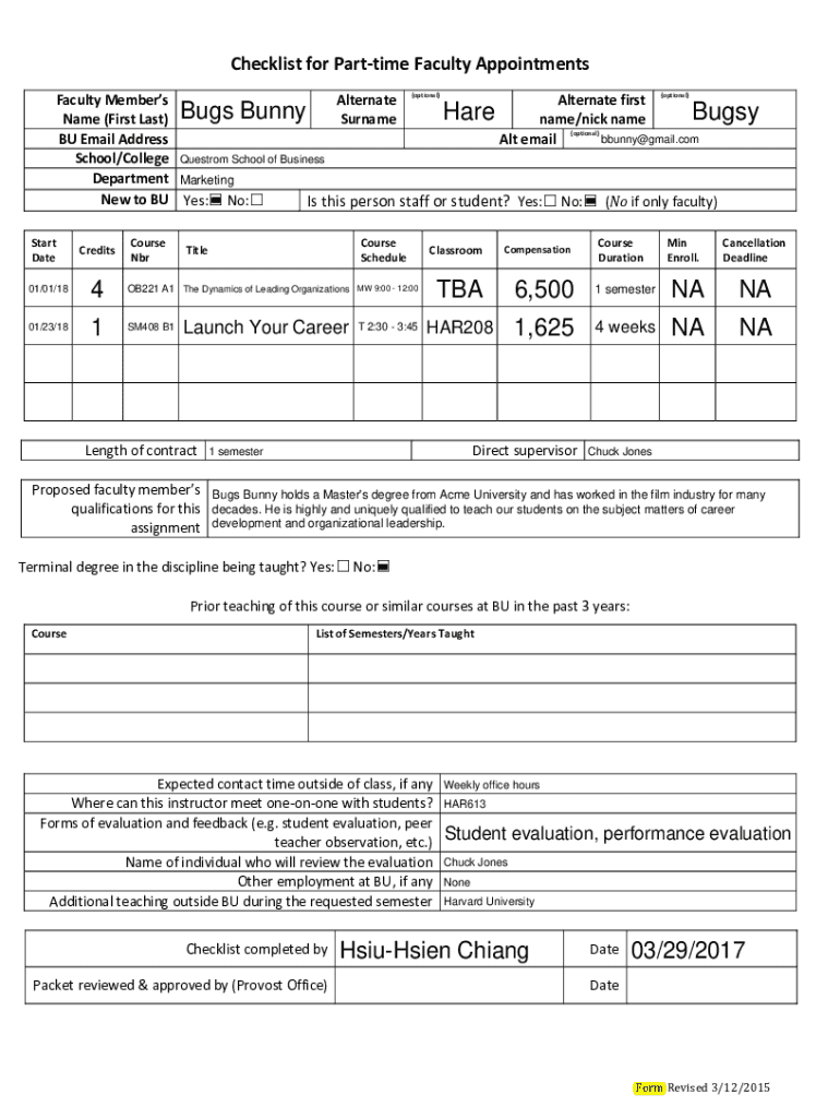 Form preview