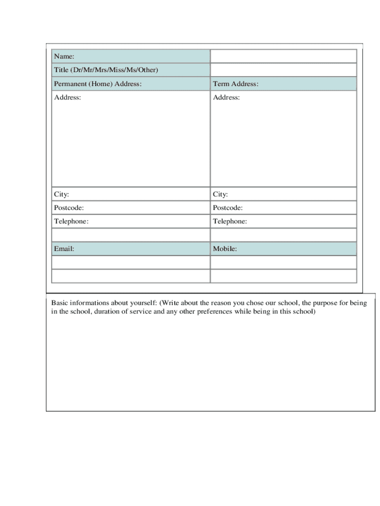 Form preview