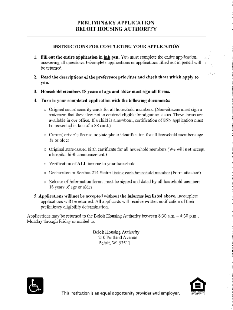 beloit housing authority Preview on Page 1