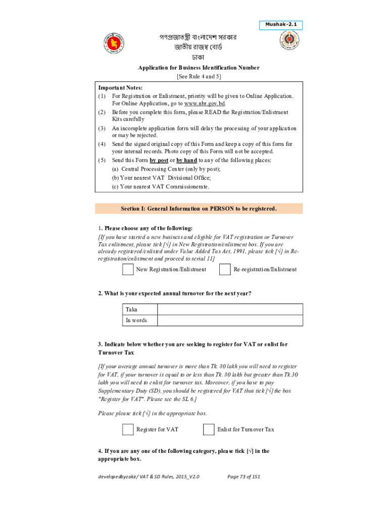 Fillable Online Obtaining Your Business Identification Number (BIN