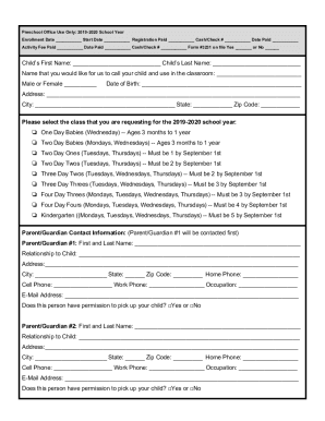 Form preview