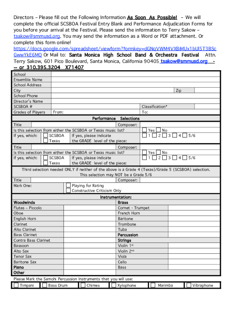 Form preview