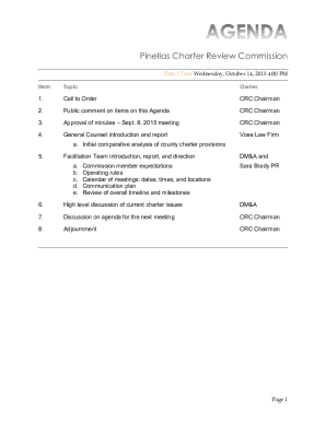 Pinellas Charter Review Commission - Pinellas County