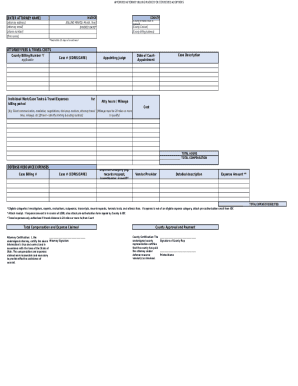 APPOINTED ATTORNEY BILLING INVOICE FOR CONTESTED ADOPTIONS