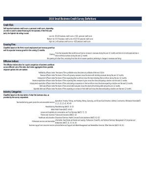 Classified based on the firm's recent employment and revenue growth as