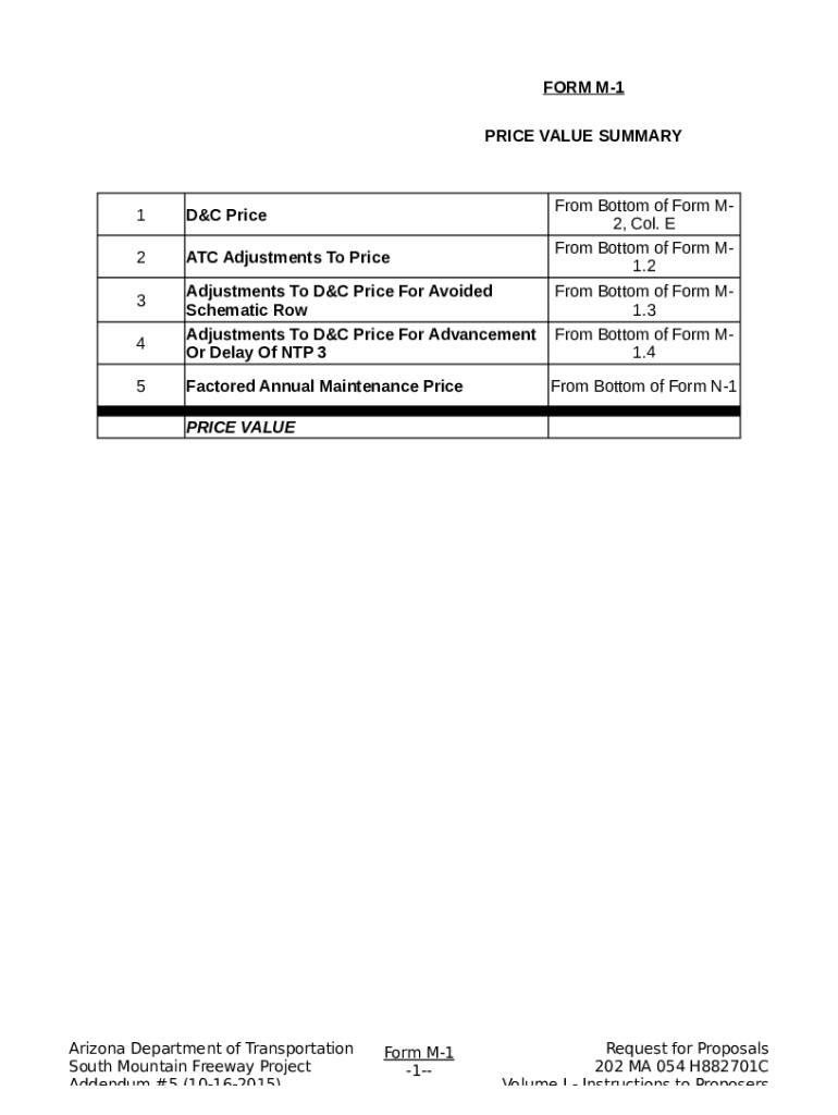 Fillable Online FORM M-1 Fax Email Print - pdfFiller