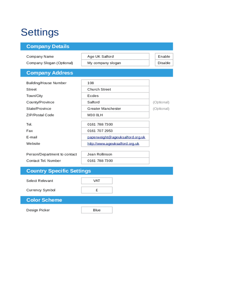 Form preview