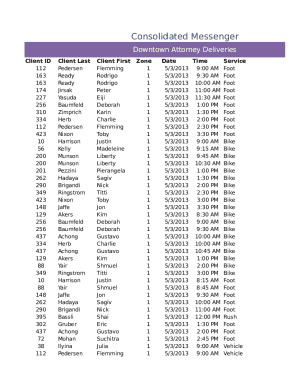 Downtown Attorney Deliveries