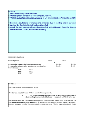 5 Update the Tax liability in Funding Waterfall