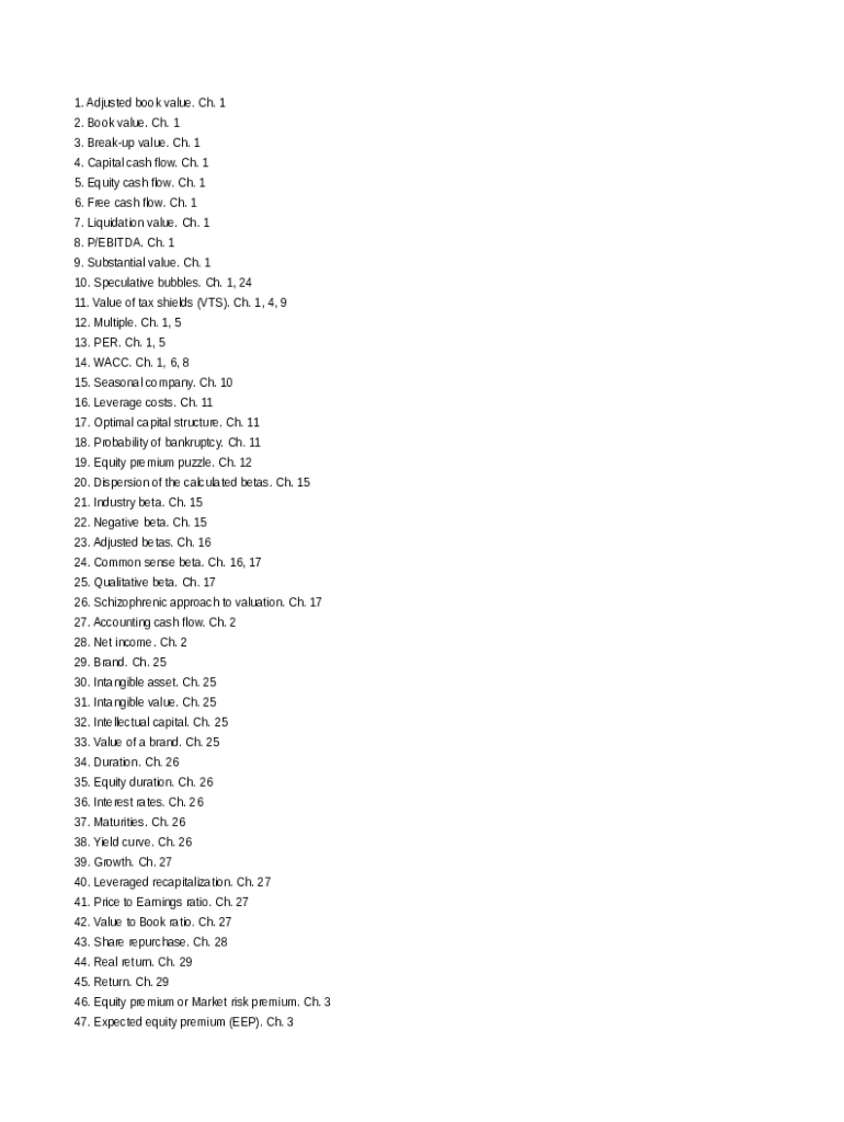 Fillable Online Value of tax shields (VTS) Fax Email Print pdfFiller