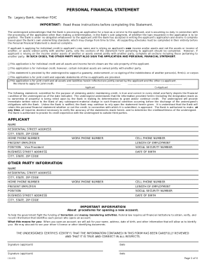 IMPORTANT: Read these instructions before completing this Statement