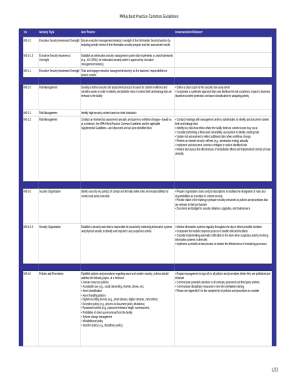 at a minimum, the MPAA Best Practice Common Guidelines and the applicable