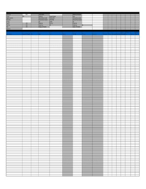 GL Account Cost Object Entry Sheet No