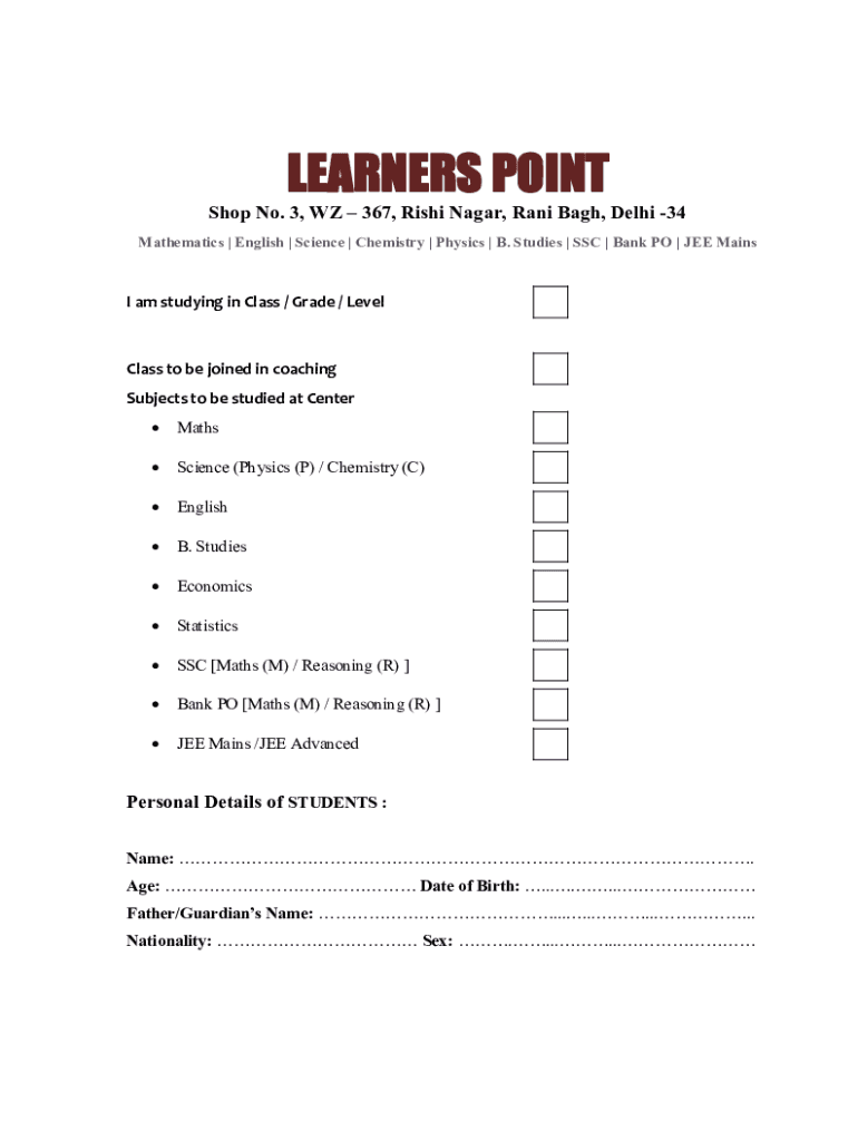 Form preview