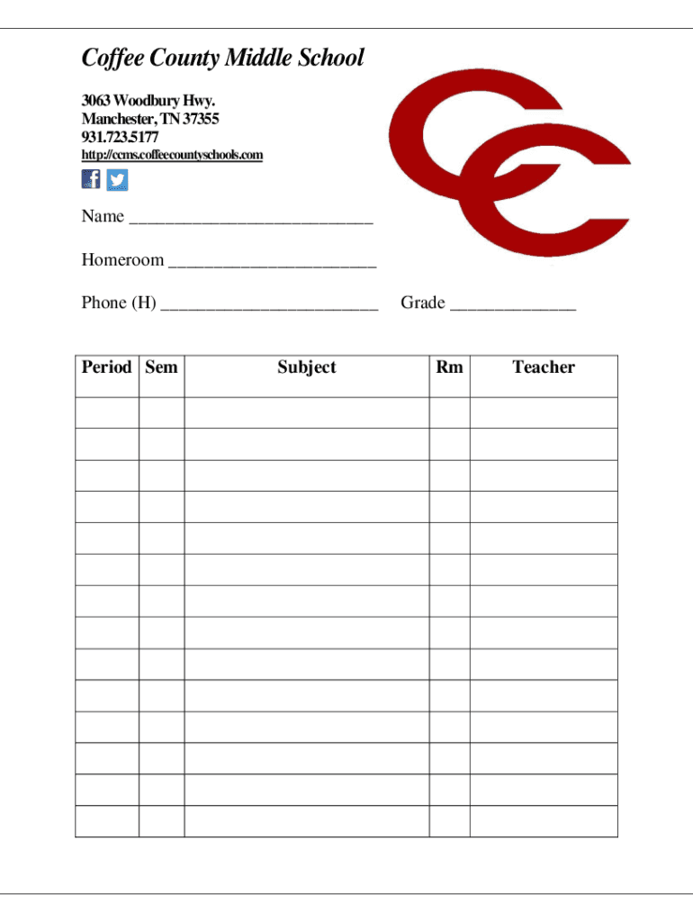 Fillable Online images pcmac Fillable Online Coffee County Middle