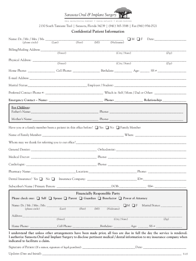 Fillable Online Dental implant surgery Mayo Clinic Mayo Clinic Fax