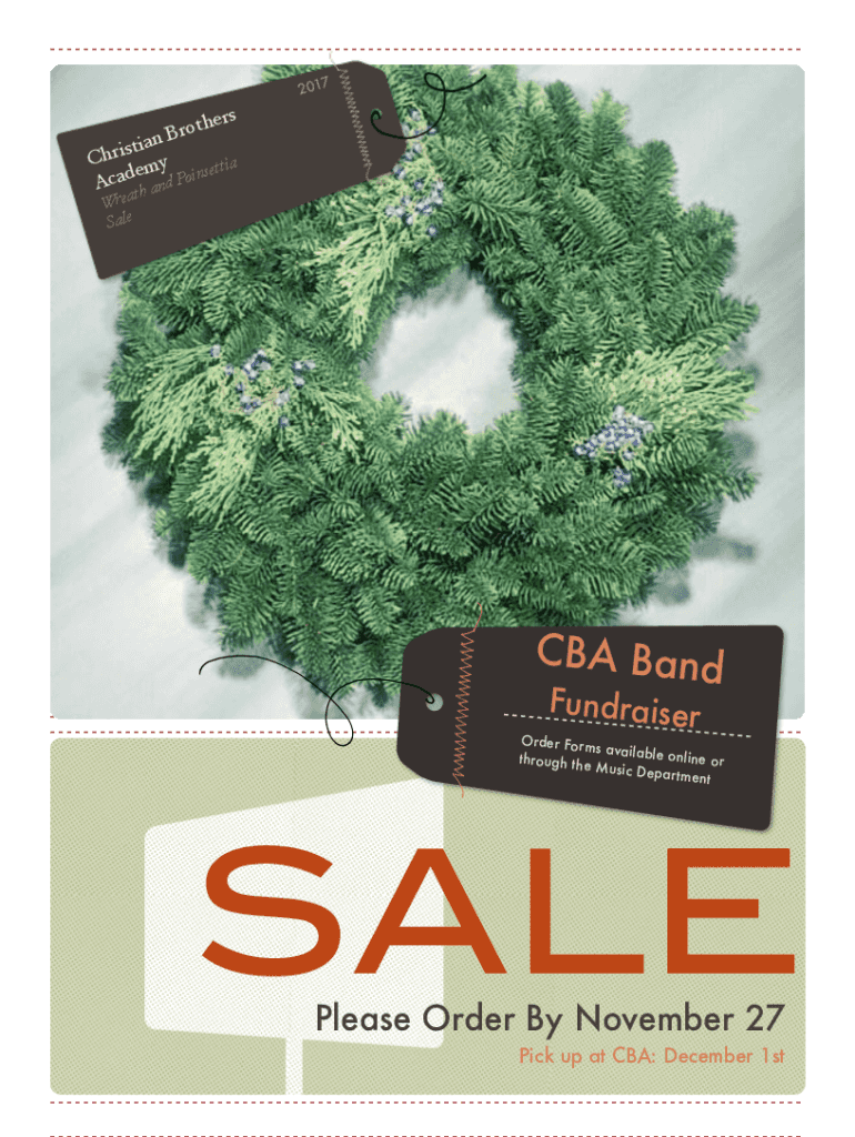 Fillable Online wreath and poinsettia order form Fax Email Print