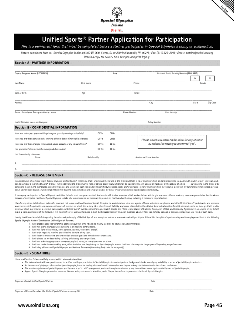 Fillable Online Unified MultiPurpose ID Card Application Form Forms