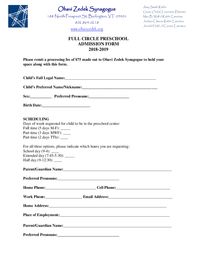 Form preview