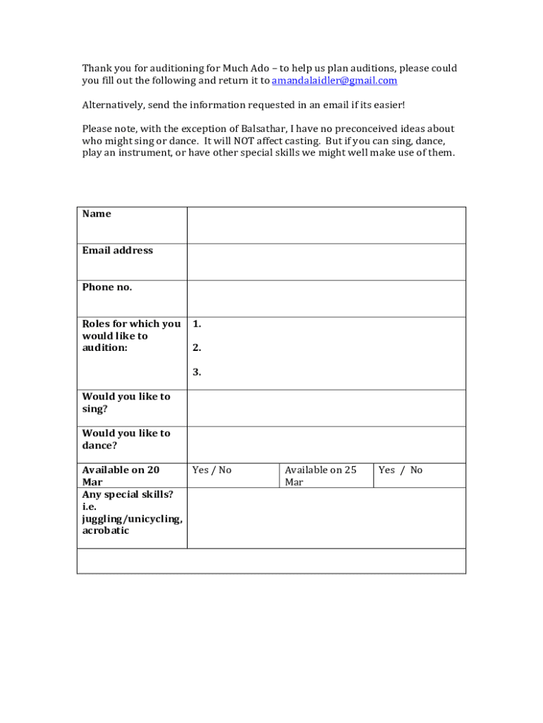 Form preview