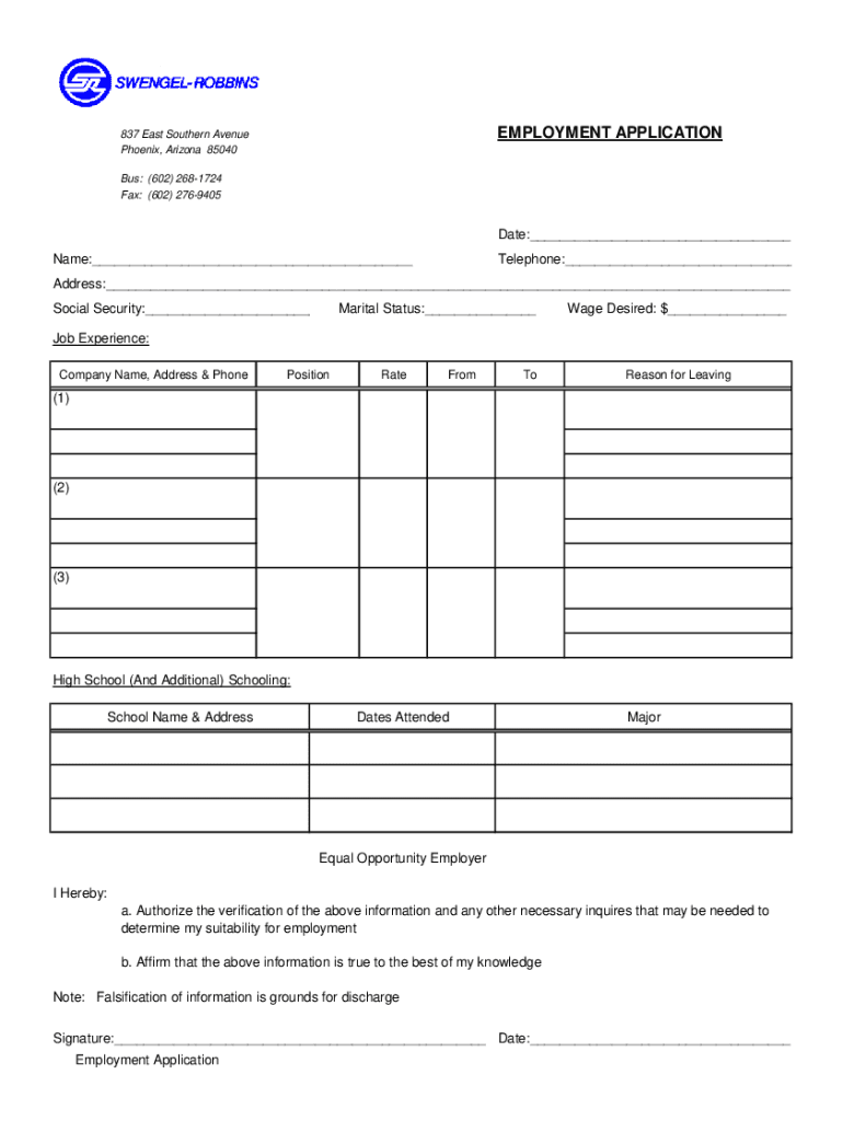 Fillable Online BaskinRobbins Application Online Job Employment