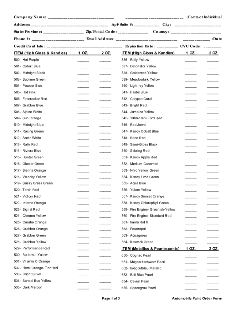 Form preview