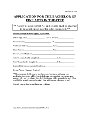 College - Acting - Bachelor of Fine Arts Application &amp; Audition ...