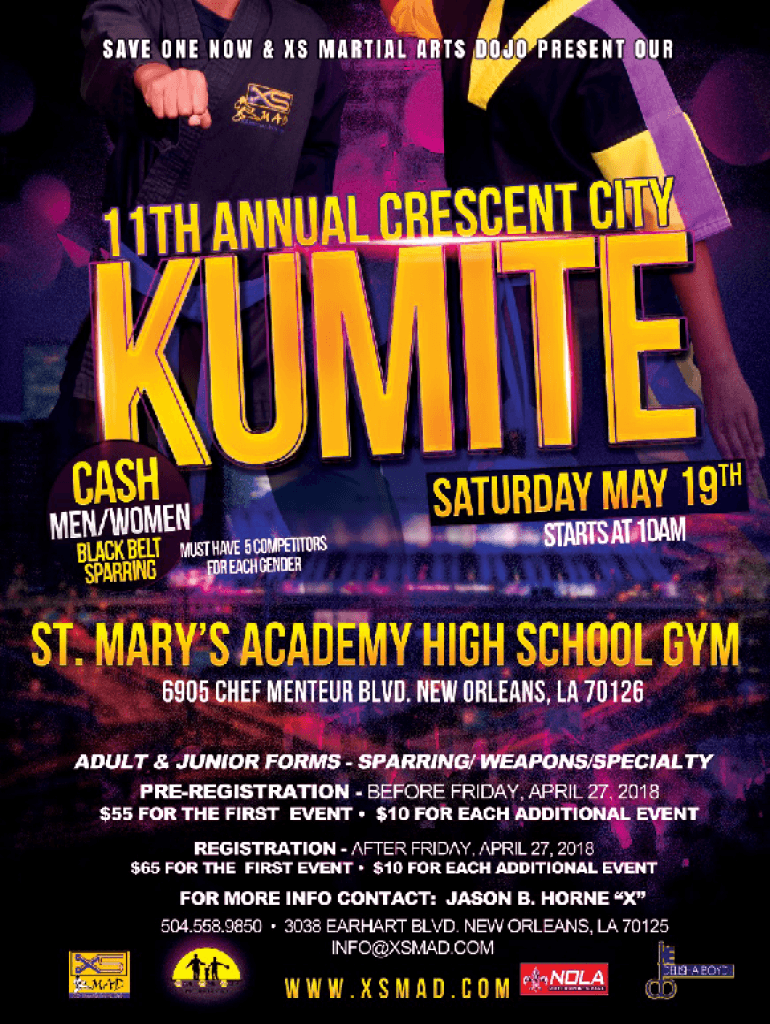 Fillable Online Save One Now XS Martial Arts Dojo Microsoft Fax Email