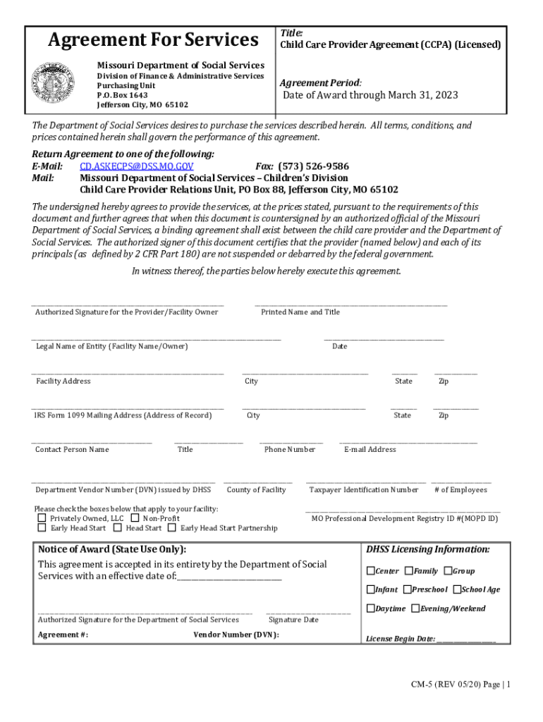 MO DSS CM5 20202021 Fill and Sign Printable Template Online US