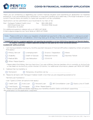 covid hardship letter example