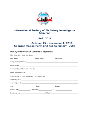 THE INTERNATIONAL SOCIETY OF AIR SAFETY INVESTIGATORS (ISASI ...