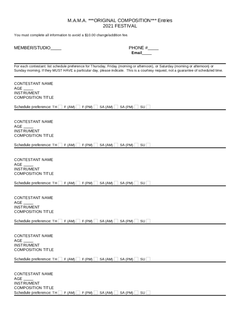 Form preview