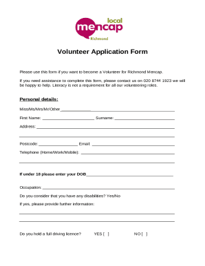 7+ Job Application Letter For Volunteer - Free Sample ...
