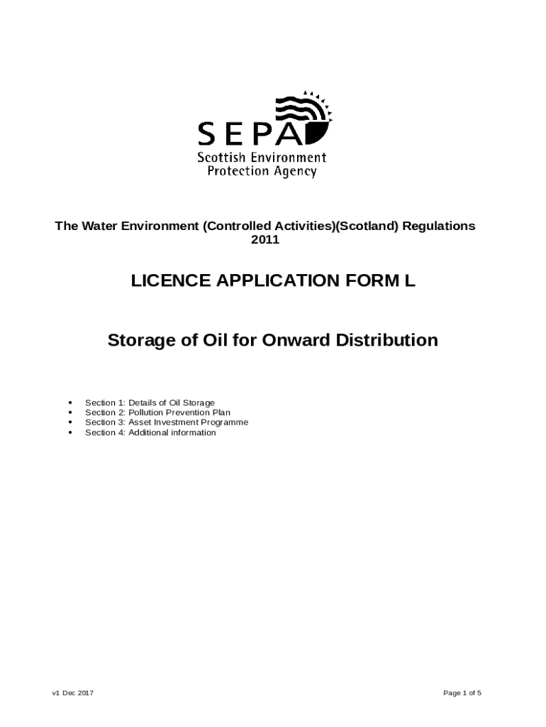 L. Storage of Oil for Onward Distribution Doc Template pdfFiller