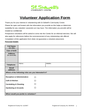 Best Volunteer Thank You Letter Examples (How to Write)7+ Job Application Letter For Volunteer - Free Sample ...7+ Job Application Letter For Volunteer - Free Sample ...Volunteer Application Form for Non-Profit Form Template ...