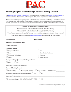 Fillable Online Request for Funding Form revised 2016-1.docx Fax Email ...