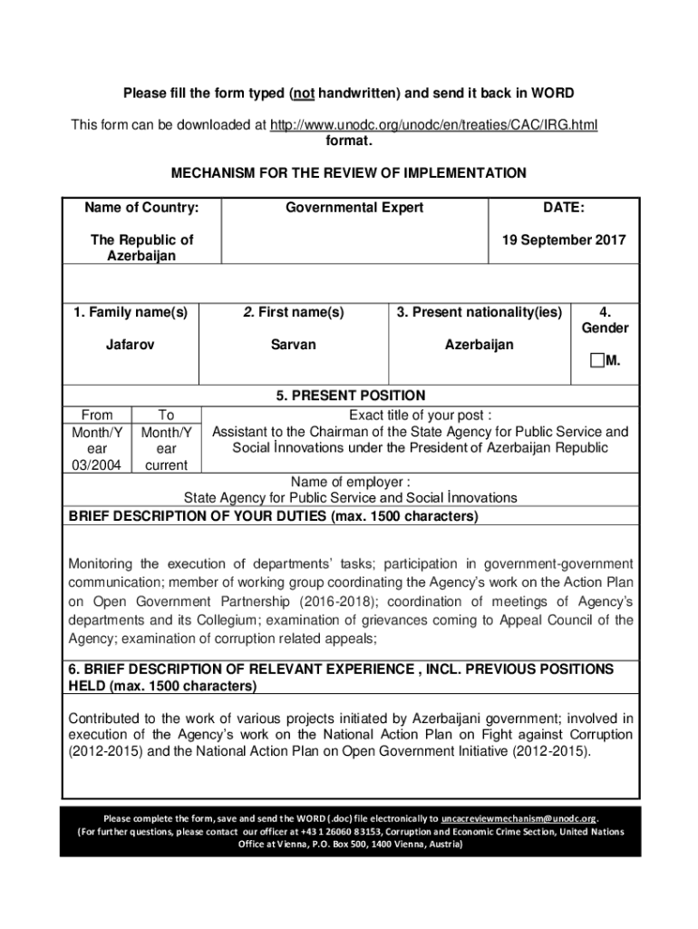 Form preview