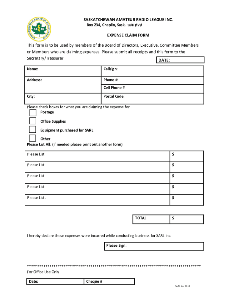 Fillable Online Saskatchewan Amateur Radio Repeaters