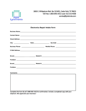 Form preview