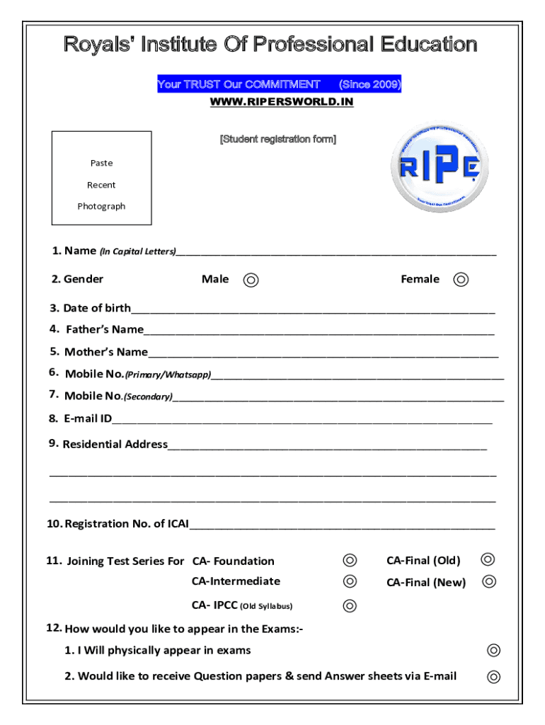 Form preview