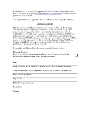 Likeness Release Form