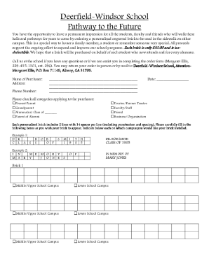 Deerfield-Windsor School Pathway to the Future