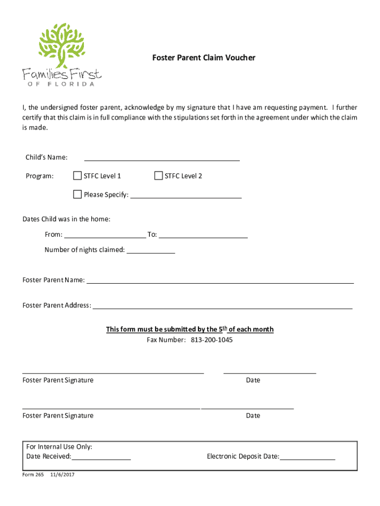 Fillable Online Can Foster Parents Claim Their Child As A Dependent