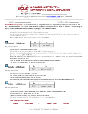 IICLE Sponsorship Order / Wi-Fi Sponsorship Prepared for