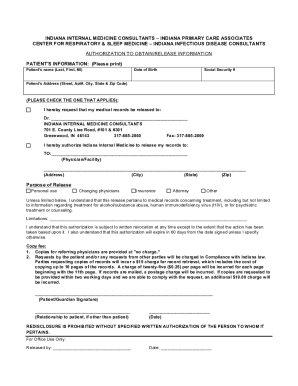 INDIANA INTERNAL MEDICINE CONSULTANTSINDIANA PRIMARY CARE ...