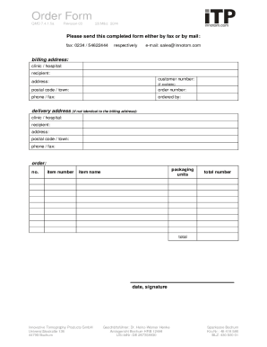 Order Form - innotom.com