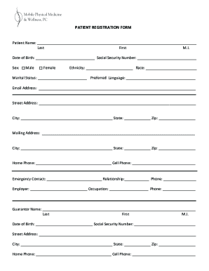 Patient Registration Form- Revised 10-23-14