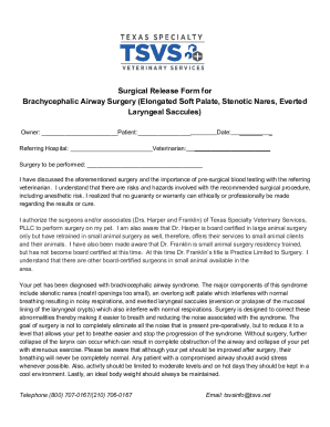 Brachycephalic Airway Surgery (Elongated Soft Palate, Stenotic Nares, Everted