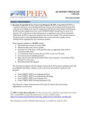 Keystone Government Loan Program - K-Gov