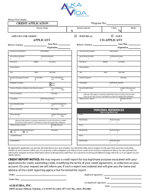 APPLICANT SIMPLIFIED LOAN PROGRAM APPLICATION Date